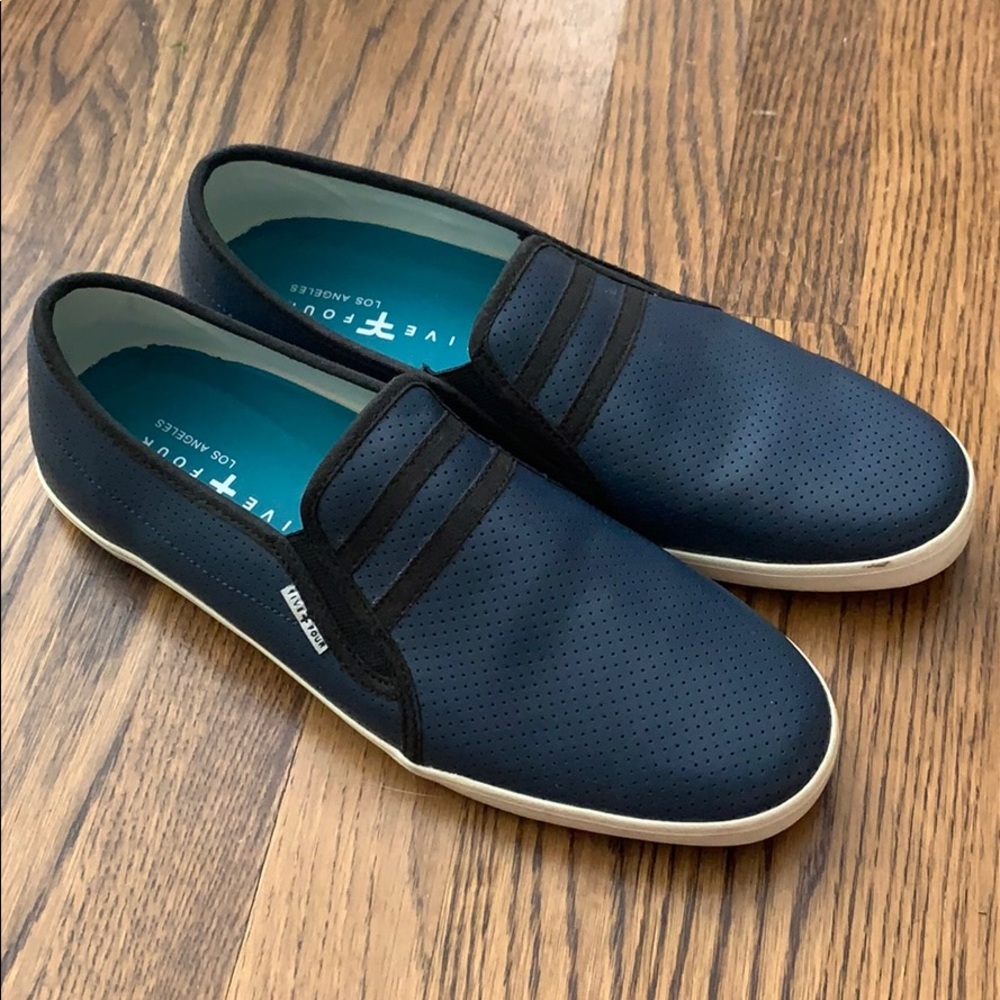 Five Four Los Angeles slip ons, size 10.5